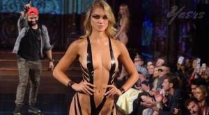 Blacktape Project Tape Art Swimwear Bikini Fashion Show New York Fashion Week 2018 ArtHearts Fashion